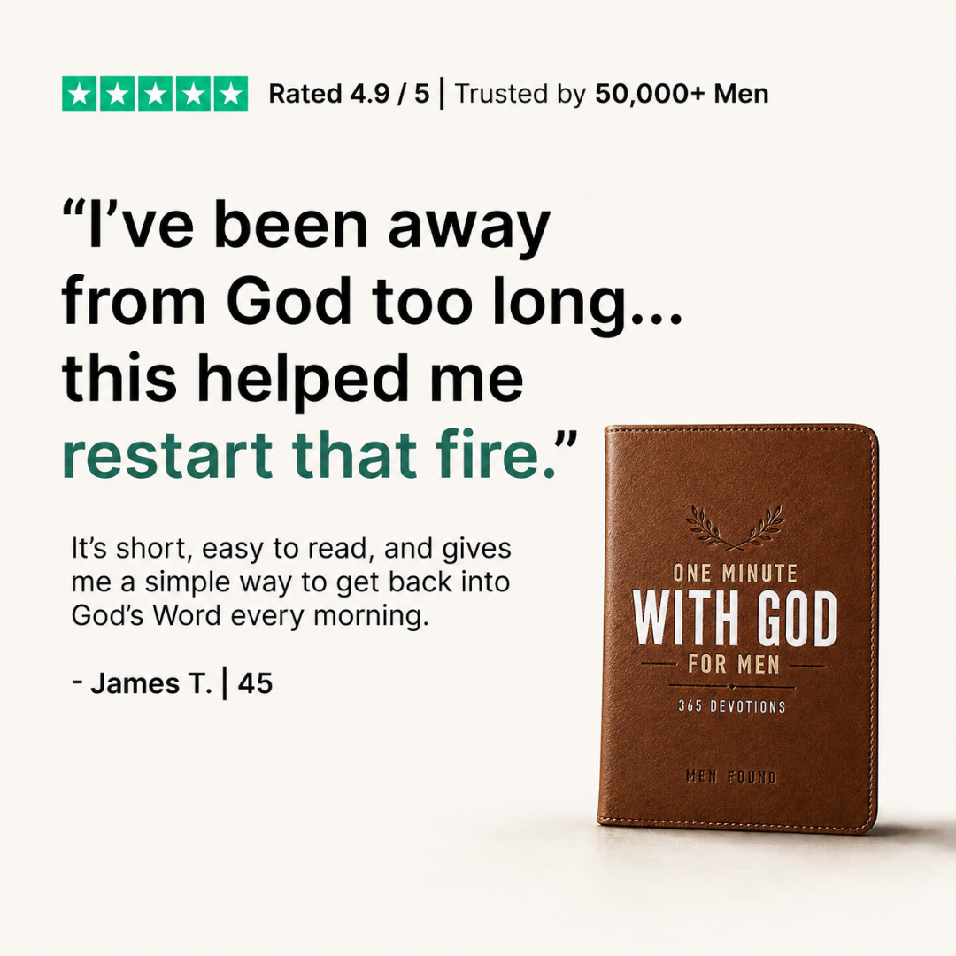 One Minute With God for Men (New Design)